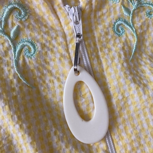 Premier Intimates Seersucker House Dress Size Medium - Picture 10 of 12